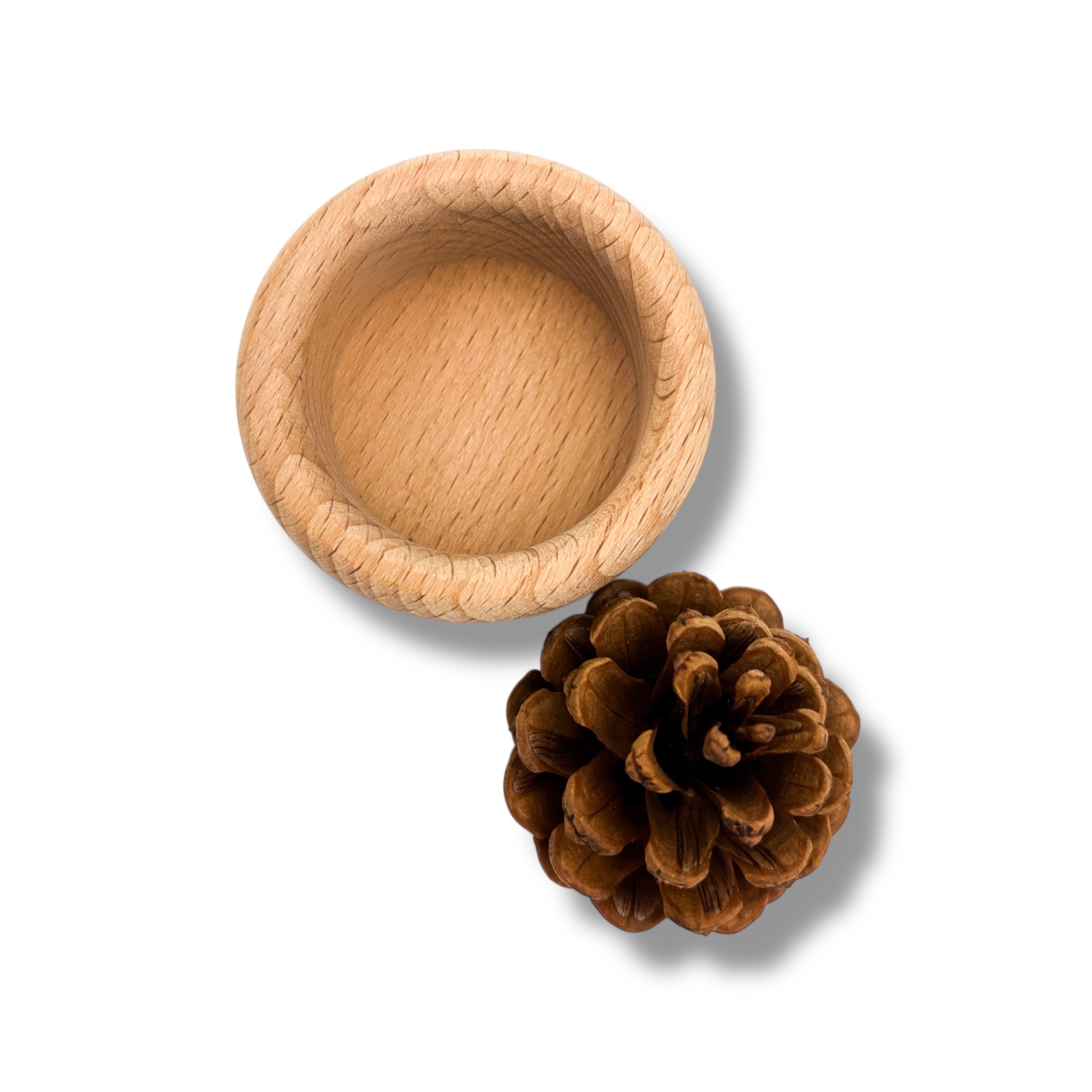 Aromaholzdiffusor Kiefernzapfen Ansicht von oben