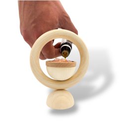 Salzkristall-Diffusor aus Holz Anwendung